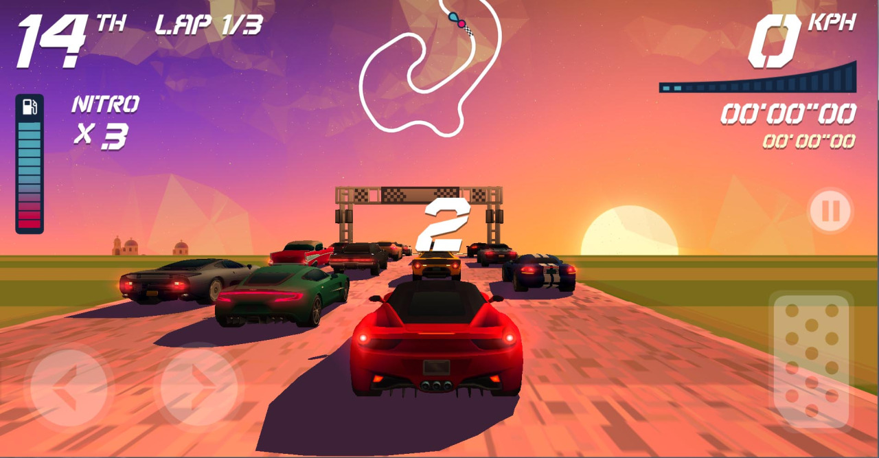 Horizon Chase 2 é novo jogo brasileiro de corrida para iPhone (iOS)